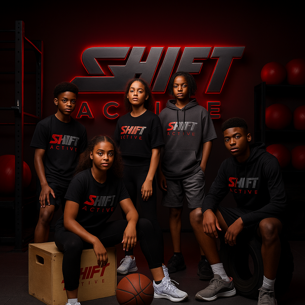 Group of athletes wearing SHIFT Active apparel