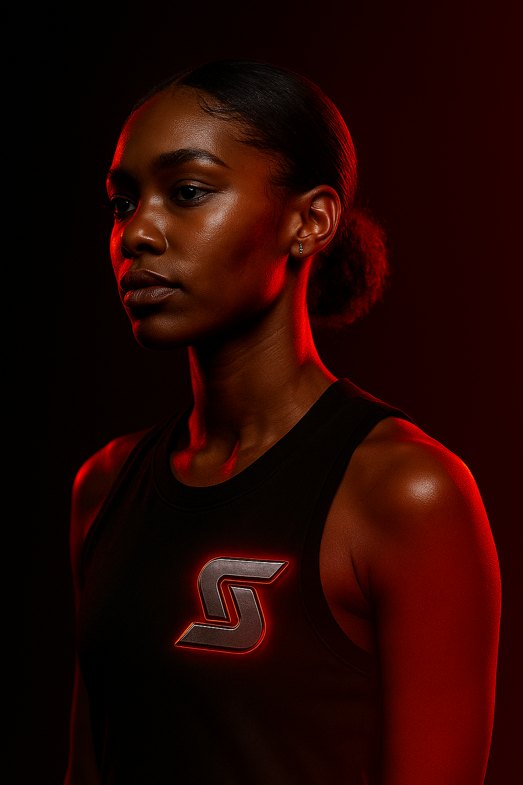 Close-up of athlete in SHIFT gear